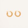 Gold Hoops 14k 16 mm