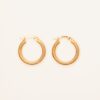 Gold Hoops 14k 21 mm