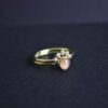 Peach Moonstone ring