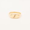 Initial Signet Ring 14k gold