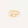 Initial Signet Ring 14k gold