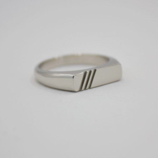 Custom Whitegold Men's Engagement Ring