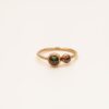 Gleam Ring 14k gold with Emerald & Diamond