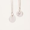 Calligraphy Initial Charm Silver edition