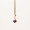 Tanzanite Charm 14k gold